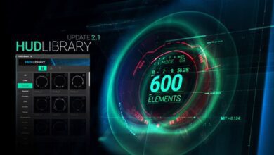 شغالة مية بالمية Videohive - HUD Library V2.1 - 21100353 - Project & Script for After Effects