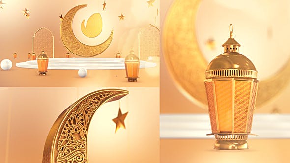 قالب جديد افتتاحية رمضان الذهبي Videohive - Golden Ramadan Intro - 31230803 - Project for After Effects
