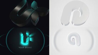 Videohive - Elegant 3d logo reveal - 29150935 - Project for After Effects قوالب افترافكت مجانية جديدة - شعار ثلاثي الابعاد