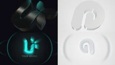 Videohive - Elegant 3d logo reveal - 29150935 - Project for After Effects قوالب افترافكت مجانية جديدة - شعار ثلاثي الابعاد