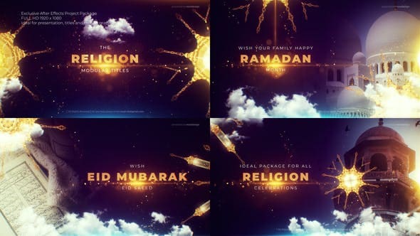 قالب لرمضان والعيد للبريمير Videohive - The Religious Show - 31321230 - Premiere Pro Templates