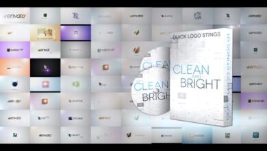 Videohive - Quick Logo Sting Pack 01: Clean & Bright 4028443