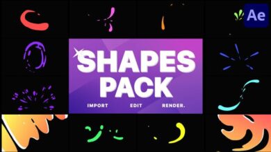 Videohive - Liquid Shapes Pack | After Effects 31462028
