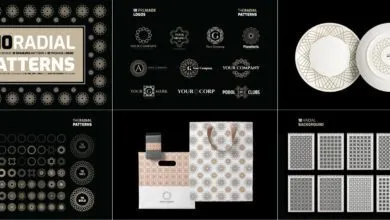 حزمة الأنماط الشعاعية Radial Patterns Kit 5990894