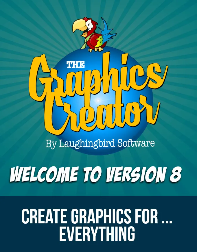 البرنامج كامل مع جميع الاضافات وشرح الاستخدام The Graphics Creator 8 - قم بإنشاء الرسومات الخاصة بك في دقائق دون أي مهارات تصميم أو ميزانية كبيرة