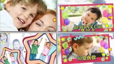 Baby Birthday Party 1444193 - Project for After Effects قوالب افترافكت مجانية-عيد ميلاد