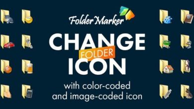 برنامج جميل لتغير ايقونات المجلدات بايقونات جميلة واضافة اولويات Folder Marker Pro 4.4.1.0