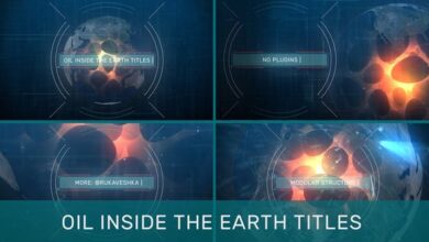 Videohive - Oil Inside The Earth Titles - 31991317 - Project for After Effects