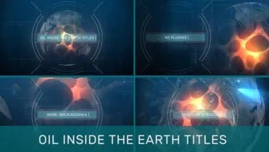 Videohive - Oil Inside The Earth Titles - 31991317 - Project for After Effects