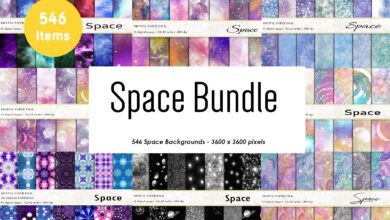 546 حزمة مجرة ​​الفضاء 546 Space Galaxy Bundle - 6178075