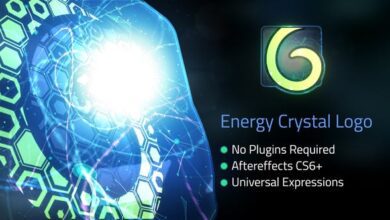 شعار كريستال الطاقة Videohive - Energy Crystal Logo 22629325