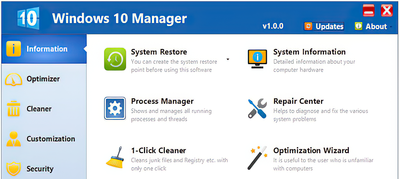 اصدار جديد Yamicsoft Windows 10 Manager 3.4.9 Multilingual