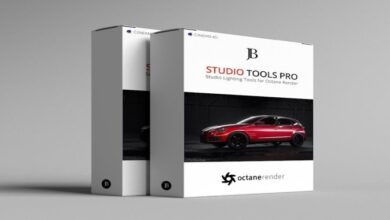 جديد Octane Studio Tools Pro v1.0 for Cinema 4D