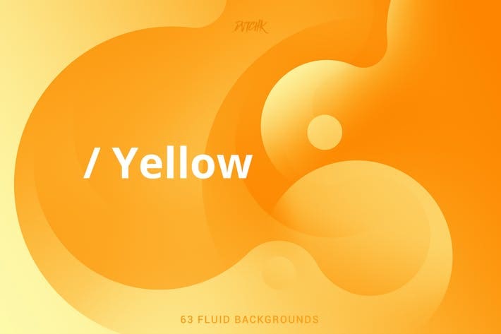 خلفيات السوائل اللينة Yellow | Soft Fluid Backgrounds