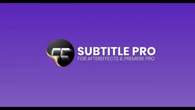 كامل للماك والويندز AEScripts Subtitle Pro v2.8.0 WIN/MAC Full Version