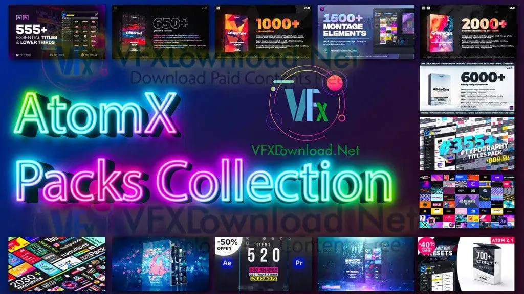 حمل التجميعة كاملة من تيلجرام مباشرة او روابط عادية AtomX Packs Collection 2021 Updates