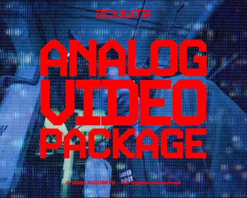 حزمة الفيديو التناظرية AcidBite - Analog Video Package