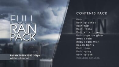 Videohive: Rain 19558912 - After effects & Motion Graphics