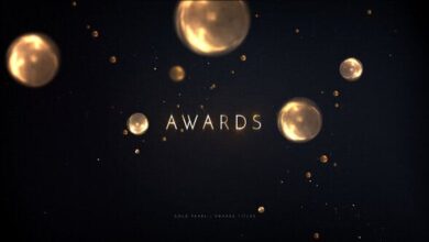 Videohive - Awards Titles | Gold Pearls - 24391604 - Project for After Effects