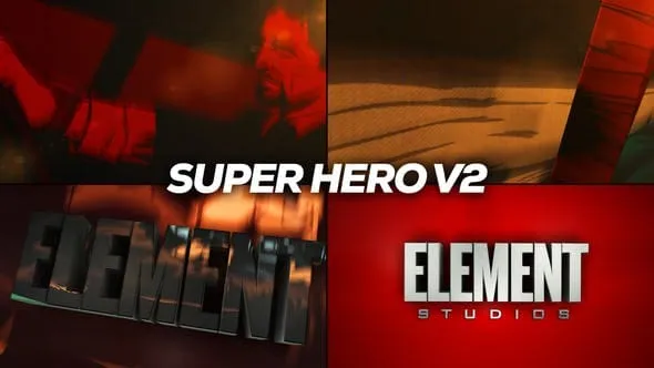 Videohive - Super Hero Logo Reveal Title V2 - 31284906 - Project for After Effects