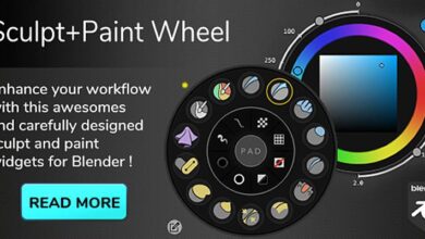 Sculpt+Paint Wheel v2.1 for Blender Full Version