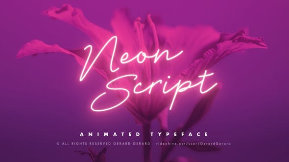 شغال مية بالمية تحميل تيلجرام Videohive - Neon Script - Animated typeface - 22877441 - Project & Script for After Effects