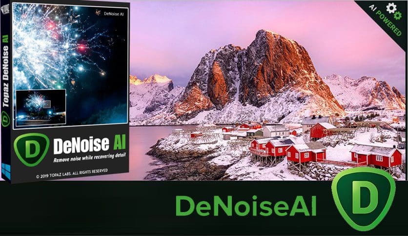 افضل نظام متعدد المستويات لتصحيح الصور اصدار جديد Topaz DeNoise AI 3.1.0 (x64)