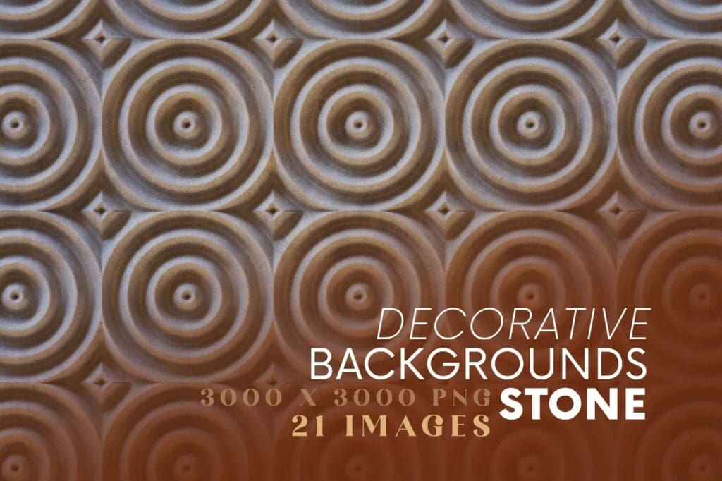 خلفيات زخرفية - حجر  Decorative Backgrounds - Stone