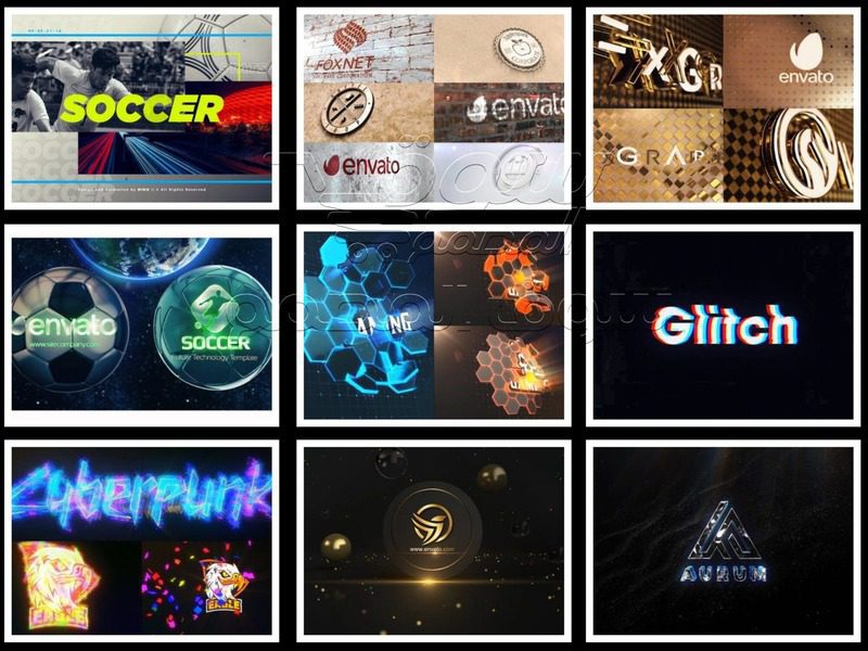 تجميعة قوالب جديدة شعارات للافترافكت حديثة VideoHive Pack - After Effects Projects Pack
