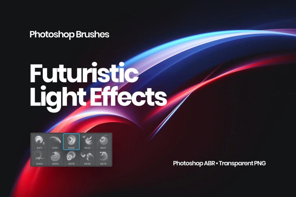 فرش تاثير الاضواء للفوتوشوب Light Effects Photoshop Brushes