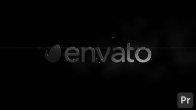 للبريمير Videohive - B&W - Glitch Logo Reveal | Premiere Pro - 31355417 - Premiere Pro Templates