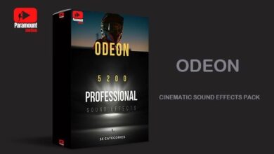 حزمة المؤثرات الصوتية السينمائية من ODEON كاملة Paramount Motion – ODEON Cinematic Sound Effects Pack