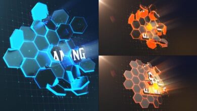 Videohive - Hi-Tech Hexagons | Logo Reveal 27244677