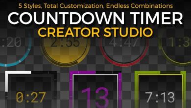 استوديو   العد التنازلي Videohive - Countdown Timer Creator Studio - 20117697