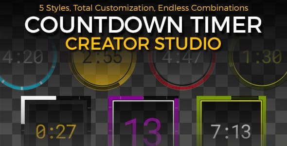 استوديو   العد التنازلي Videohive - Countdown Timer Creator Studio - 20117697