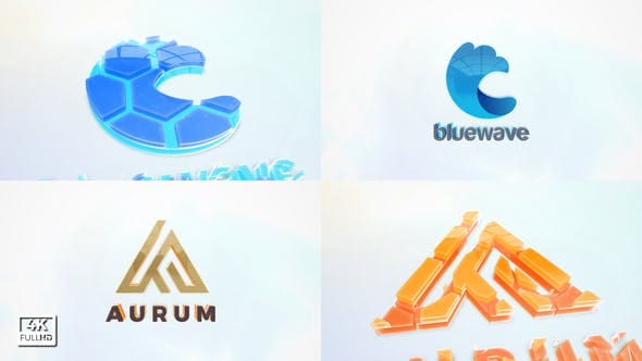 تحميل مجاني شعار ثلاثي الابعاد Videohive - 3D Clean logo Title 30334201