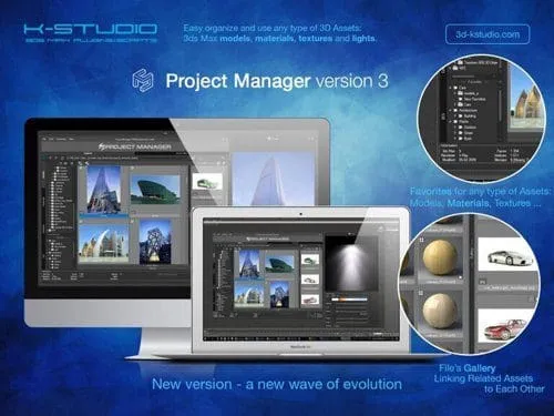 3d-Kstudio Project Manager v3.14.54 for 3ds Max