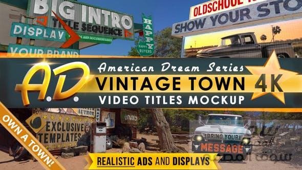 Videohive - Vintage Town Titles Intro | AD - 31902618