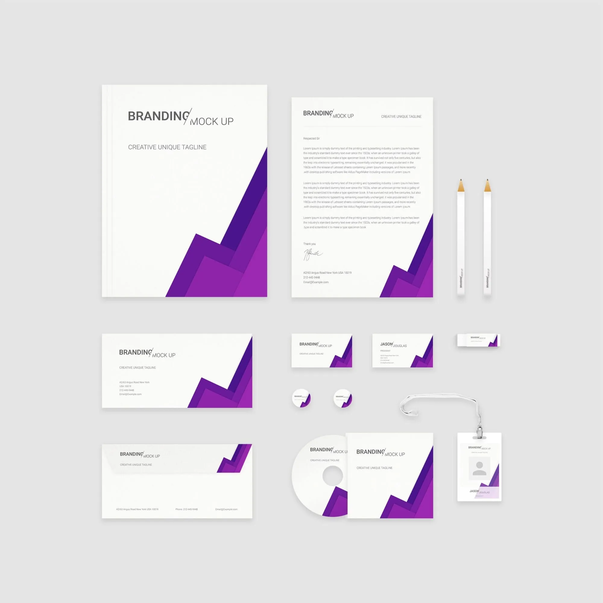 تجميعة ضخمة موك اب العلامة التجارية او الهوية التجارية وتصاميم دعوات