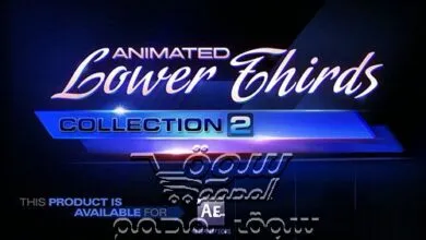 تجميعة قوالب افترافكت الثلث السفلي المتحركة Animated Lower Thirds: Collection
