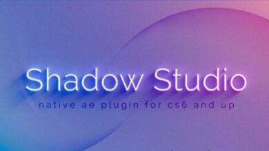 ملحق الافترافكت PluginEverything Shadow Studio 2 v1.1.3 for After Effects (WIN)