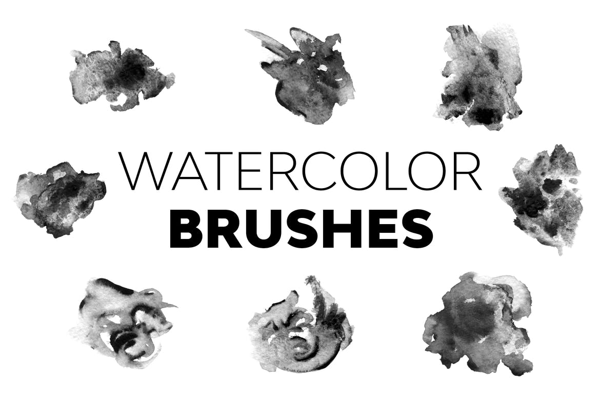 فرش الألوان المائية Watercolor Brushes PQ3JRUW