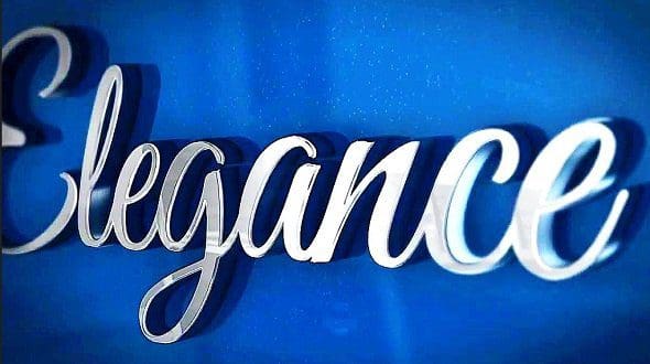 شعار الأناقة ثلاثية الأبعاد Elegance 3D Logo 63 - Project for After Effects