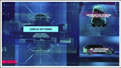 Videohive - Carplay App Promo/Tesla/ Innovations/ Technology/ New Car Reveal/ Logo Opener/ Youtube/ Presentation 32608063