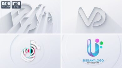 Videohive - Neumorphism Clean 3D Logo - 32593199 - قالب افترافكت