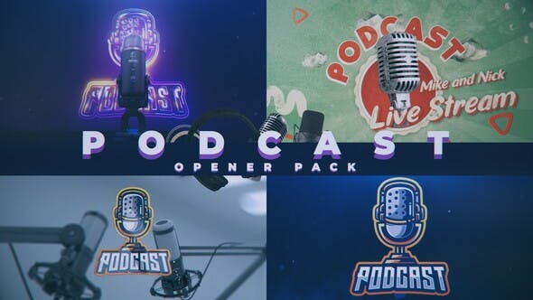 Videohive - Podcast Opener Pack - 32706932