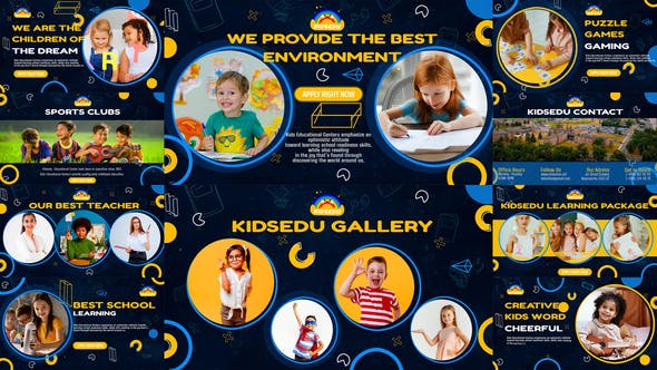 للبريمير عرض تعليم الأطفال Videohive - Kids Education Promo | MOGRT - 32620015