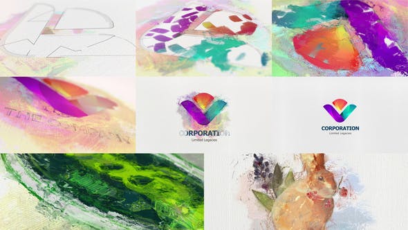 Videohive - Logo In Paint - 28530476