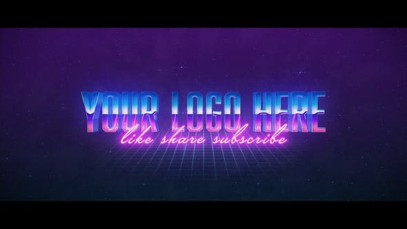 Videohive - Like Share Subscribe 80's Generator 32417286