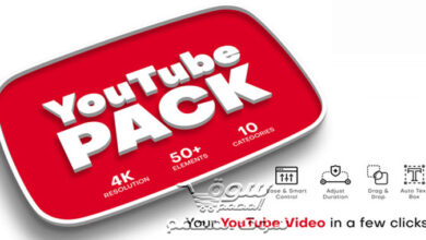 كل حزم اليوتيوب من VideoHive و MotionArray في تجميعة واحدة Youtube Collection Pack